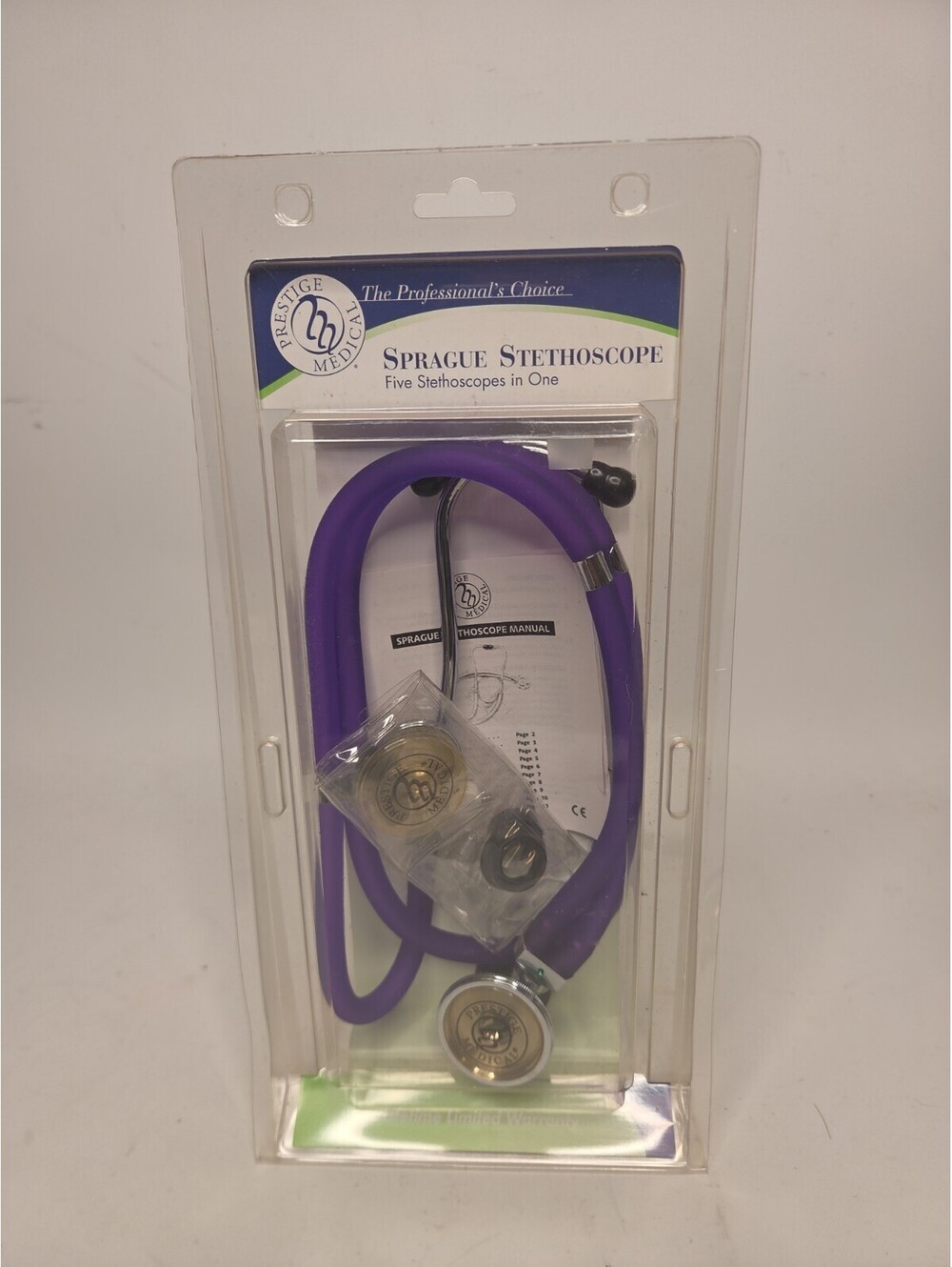 Prestige Medical S122 Sprague Dual Head Stethoscope Pediatrics S122-F-PUR